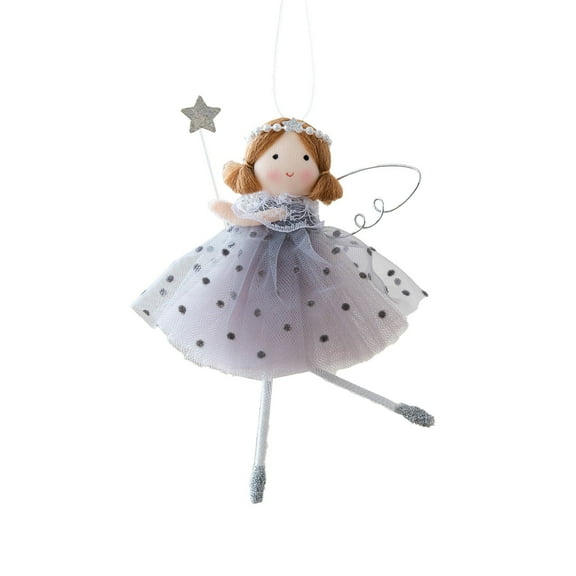 JVBTVB Christmas Angel Doll Ornament for Christmas Tree Decor, Thanksgiving Christmas Birthday Gift, Home Festive Decorations 5.5 Inch