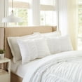 thumbnail image 4 of Modern Heirloom Emily White 3-Piece Pleated Comforter Set, Full/Queen, 4 of 5