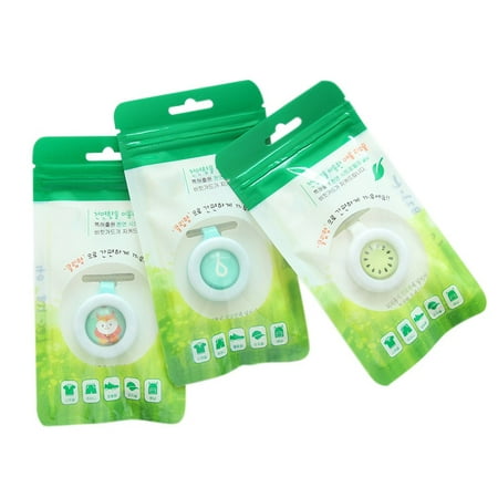 3PACK  Natural Mosquito Insect Repellent Bracelets Outdoor Indoor Bug Pest Control Wristbands for Babies Toddler