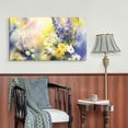 thumbnail image 2 of Flower Wall Art Wildflower Rustic Landscape Floral Canvas Art Wall Decor For Bedroom Livingroom Office, 2 of 7