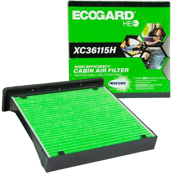 ECOGARD XC36115H High Efficiency Premium Cabin Air Filter   Baking Soda Fits 2009-2018 Subaru Forester