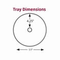 thumbnail image 2 of One Tier Revolving Display 2"H x 11" Diameter, 2 of 4