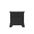 thumbnail image 6 of Vintage Traditional Style 3-Drawer Nightstand Made With Wood in Walnut, 6 of 6