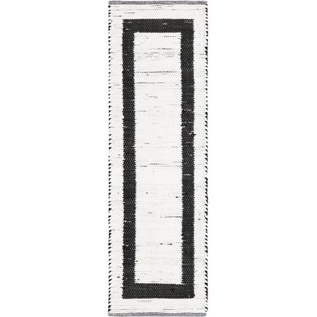 Unique Loom 3153972 2 ft. 2 in. x 6 ft. Chindi Jute Runner Rug, White