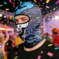 thumbnail image 5 of BotaniNest Hat Style Sunscreen Breathable Full Face Motorcycle Cycling Full Head Suitable For Holidays Such As Carnival, 5 of 5