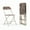 Brown, variant on Flash Furniture Hercules™ Series Plastic Folding Chair - Blue - 4 Pack 650LB Weight Capacity Comfortable Event Chair-Lightweight Folding Chair