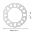 thumbnail image 3 of Entretoise de Roue Entretoise de Roue Accessoire de Moyeu de Roue de Véhicule, 3 of 8