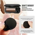 thumbnail image 7 of Perfect Dual Color Eyeshadow,New Two Color Eye Shadow Plate Waterproof Eyeshadow,Portable Two Tone Eyeshadow,Highly Pigmented Powder Eyeshadow Exquisite Glitter (#4), 7 of 7