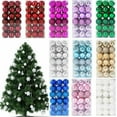 thumbnail image 2 of 36Pcs Christmas Tree Xmas Balls Decorations Baubles Hanging Home Party Ornament, 2 of 9