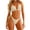 Beige, variant on Women's Split Sexy Bikini Set, Adjustable Tie Side & Back with Triangle Top & High Cut Bottom, Swimsuits for Women for Summer,Blue M