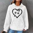thumbnail image 2 of Hoodies Woman Clearance, Autumn Winter Hoodie Sweatshirt Pullover Tops Long Sleeved Comfortable, 2 of 5