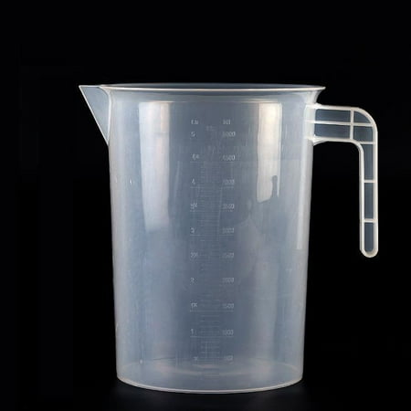 

Gespout Household Kitchen Measuring Cup Baking Measuring Cup Precision Cooking Laboratory Plastic Scale Beaker Coffee Tea Shop Tools 19*25cm