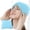 Blue, variant on JZCHUNTOY Gel Cold Compress Half Face Mask, Soft Skin-Friendly Leak-Proof Reusable Freezable Adjustable Strap Mask for Migraine Relief Facial Swelling Post-Surgery Recovery Home Use