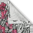 thumbnail image 3 of Ambesonne Sketchy Kitchen Curtains, Woman on a Poppy Field, 55"x39", Black White Pink, 3 of 3