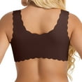 thumbnail image 4 of Everyday Bras for Women Front Closure Bra Women Bras Push up Women Bras plus Size Front Close 36ddd Sports Bras for Women Women Bras Bra Pack Athletic Bras for Women Women's Bra Sports Bra Brown L, 4 of 4