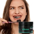 thumbnail image 3 of Polvo blanqueador de dientes con carbón activado natural. Polvo blanqueador de dientes. Una pasta de dientes., 3 of 9