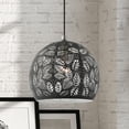 thumbnail image 6 of 49542-04 Livex Lighting Chantily - 1 Light Pendant in Bohemian Style - 11.75 Inches wide by 14 Inches high-Black Finish    -Traditional Installation, 6 of 8