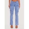 thumbnail image 4 of Women's VIP Mid Rise Bootcut Cargo Jeans, 4 of 5