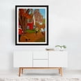 thumbnail image 3 of Autumn Street Hockey - Painting Autumn Rural Rustic Farmhouse Pastoral Scenic Humor Black Framed Wall Art Print 8 x 10 inches, 3 of 4