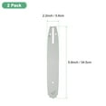 thumbnail image 3 of Uxcell 2 Pcs 12" Chainsaw Guide Bar 3/8 LP .050 Gauge Small Mount Replacement Accessories for Campers Hunters, 3 of 6