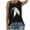 Black, variant on Aoochasliy Tank Tops for Women Women Casual Feather Printing Sleeveless O-Neck Loose Vest Tops