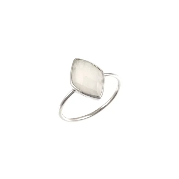 Moonstone Ring 925 Sterling Silver Band & Statement Ring Handmade – All Sizes