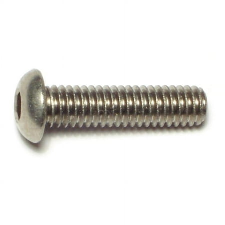 

5/16 -18 x 1-1/4 18-8 Stainless Button Head Socket Cap Screws (10 pcs.)