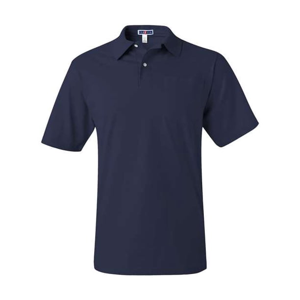 Jerzees SpotShield Jersey Knit Camisa deportiva con bolsillo Azul marino 3XL Jerzees 436MPR