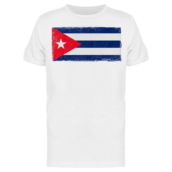Cuban Flag Art Tee Men's -Image by Shutterstock