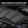 thumbnail image 2 of RAM CORSAIR DDR5 DOMINATOR PLATINUM 2X32 64GB, 2 of 5