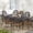 Antique Bronze / Tan, variant on 9-Piece Patio Cast Aluminum Dining Set, Outdoor Dining Furniture Set for 8 Person, Includes 84" Oval Table and 8 Chairs with Umbrella Hole for Patio Deck Garden