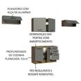 thumbnail image 4 of Cocina Integral Completa Modular Madesa Agata 280cm MG 02, 4 of 5