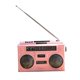 thumbnail image 2 of perfecl Modelo De Radio Manualidades Decoración para Hogar Artesanías de radio vintage Rosado, 2 of 6