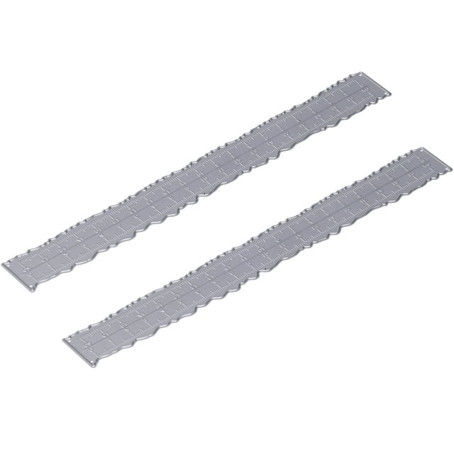 Troqueles de Corte de Metal 2 Uds Reglas Curvas Troquel de Corte Plantillas de Corte en Relieve Ligeras de Metal para Decoración de álbumes de Manualidades DIY ANGGREK Otros