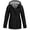 Black_01, variant on Women's Waterproof Rain Jacket with Hood Lightweight Outdoors Hiking Travel Raincoat Windbreaker Cycling Bike Jacket