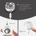 thumbnail image 2 of Portable Speaker, Mini Wireless Speaker with 3.5mm Aux Audio Jack Plug In Clear Bass USB Port Audio Dock for Smart Phone, for Pad, Computer-white, 2 of 6
