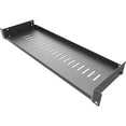 thumbnail image 1 of EIMELI 1U Disassembled Vented Cantilever Server Rack Mount Shelf 6”(152mm) Depth for 19-Inch Network/AV Equipment Rack and Cabinet(1U6V), 1 of 6