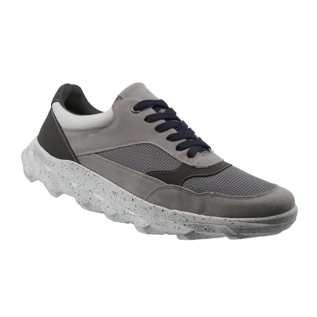 Tenis sneaker Casual Triples Locarno 37300 Gris para Hombre