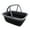 Dark Grey/Black, variant on SAMMART Collapsible Tub with Handle 9.2L (2.37Gallon)- Portable Outdoor Picnic Basket/Crate - Foldable Basin for Washing Dishes,Camping,Hiking