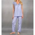 thumbnail image 2 of Pyjama Silhouette pour Femmes Shadowline 76737 (Noir 3X), 2 of 4