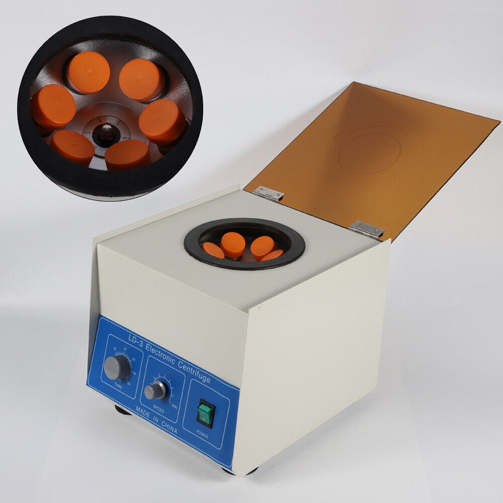 6*50ml LD-3 Electric Benchtop Centrifuge Lab Medical Practice 4000r/Min