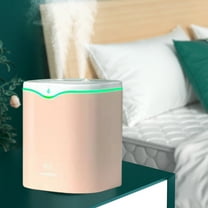 2L Bedroom Humidifier Large Room Cool Warm Mist Diffuser Quiet Adjustable 8H Timer Auto Shutoff 360° Nozzle Essential Oil Compatible for Plants Home Sleep Nursery Office