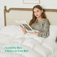 L'AGRATY AllSeason Goose Down Comforter King Size, Bedding Duvets