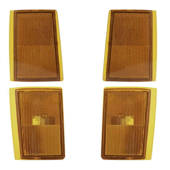 Park/Signal/Side Marker for 1988-1993 C1500 w/o Single Sealed Beam Headlights for 1992-1993 C1500 Suburban for 1988-1993 C2500 for 1992-1993 C2500 Suburban for 1991-1993 C3500HD 5975195 Set GM2550105
