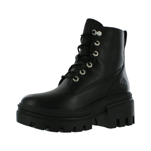 Timberland Everleigh 6 Inch Lace Up Womens Shoes Size 10, Color: Black
