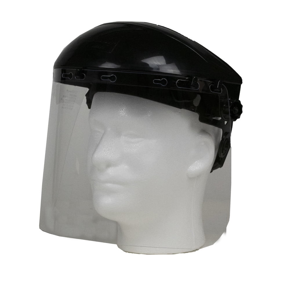 Forney Industries Face Shield with Ratchet-Type Headgear, Clear