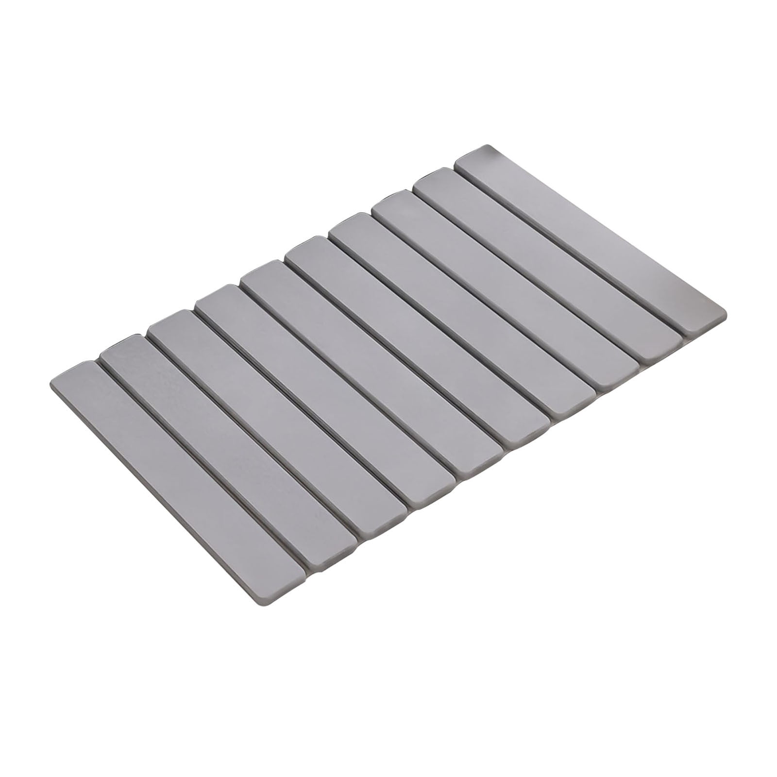 Foldable Stone Bath Mat 30x40cm | Quick-Dry Diatomaceous Earth Bath Rug with PVC Anti-Slip Base | Bathroom, Kitchen, Pet-Friendly Water Absorbent Mat,B