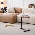 thumbnail image 5 of Holaki Coffee Table,C Shaped Side Table,C Shaped End Table for Couch,Couch Side Tables with Metal Frame for Living Room Bedroom Bedside,Easy Assembly, 5 of 8