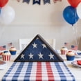 thumbnail image 4 of Wooden Flag Storage Box, Triangular Display Case for Folded Flag, Solid Wood Wall Mount Shadow Box with Clear Panel, Patriotic Veterans Day Memorial Decor for Living Room Office Mantel, Black, 4 of 6
