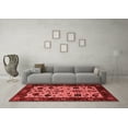 thumbnail image 3 of Ahgly Company Indoor Square Oriental Red Traditional Area Rugs, 7' Square, 3 of 4